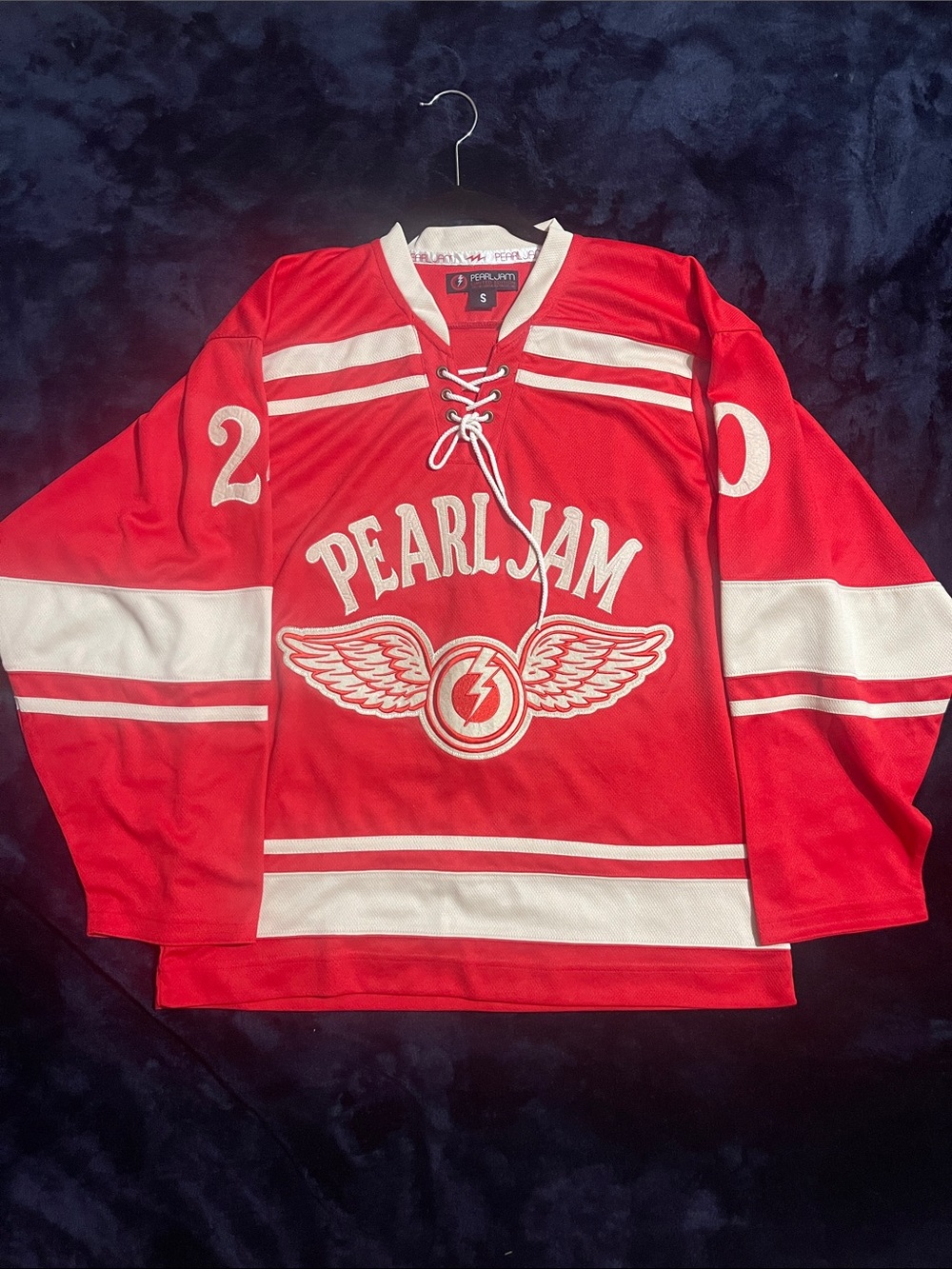 Pearl Jam Limited Edition 2014 Detroit Hockey Jersey - Size Small